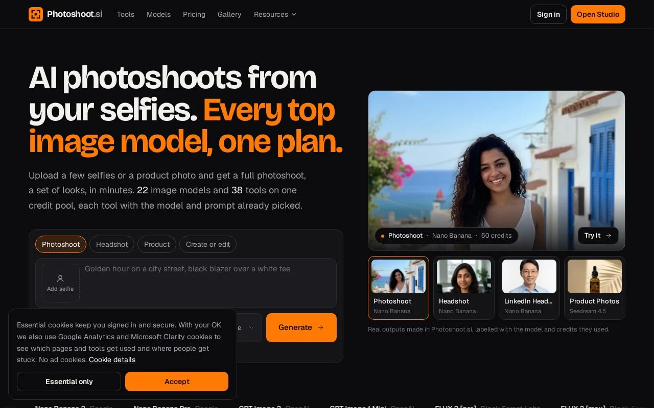 Photoshoot.si product screenshot