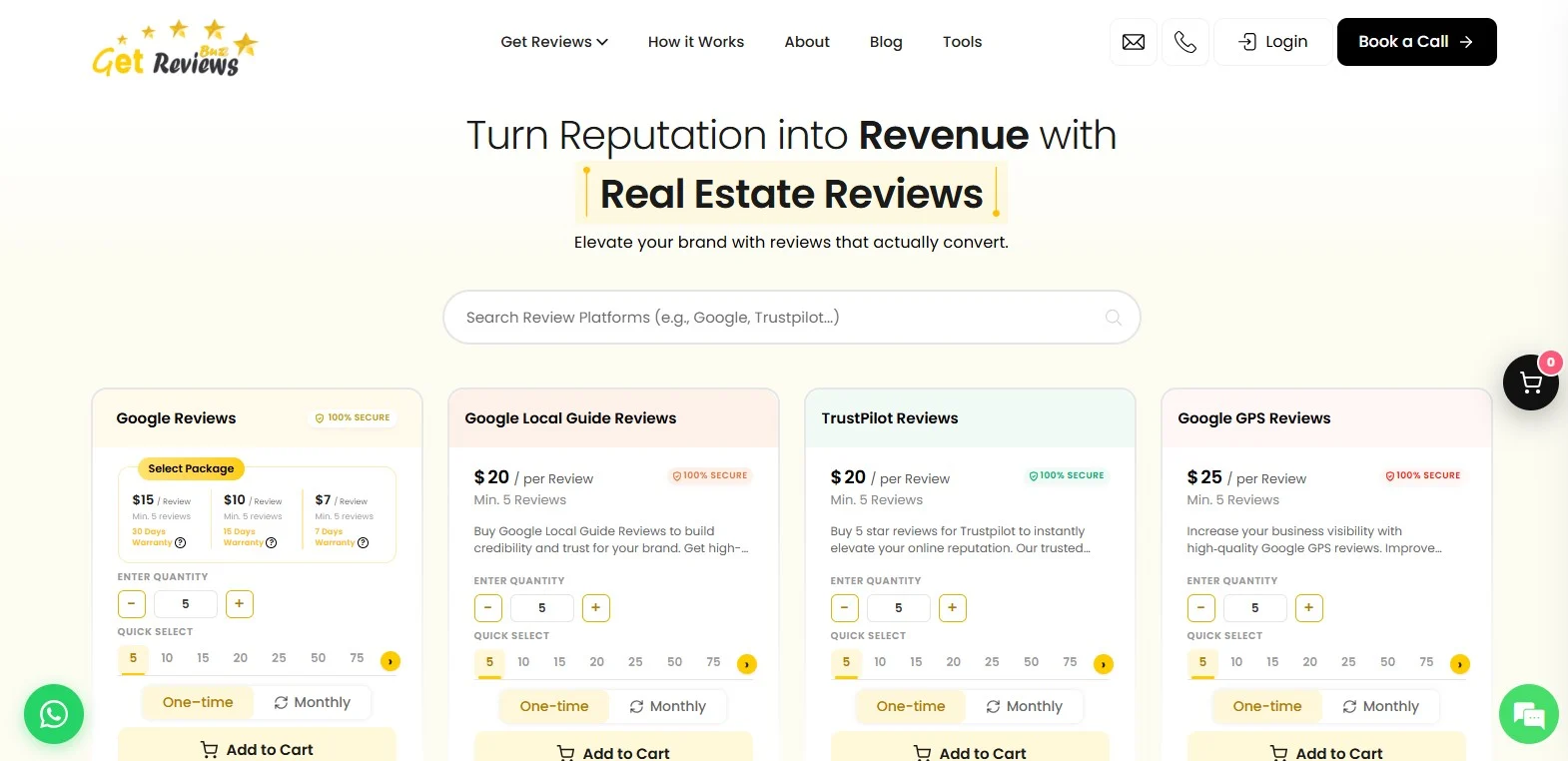 Get Reviews Buzz product screenshot