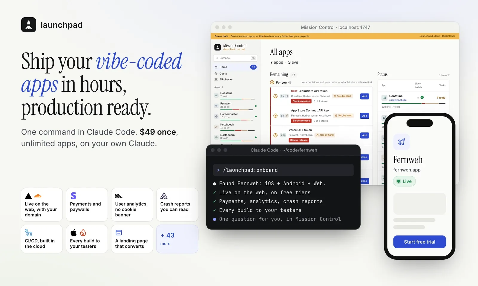 launchpad product screenshot