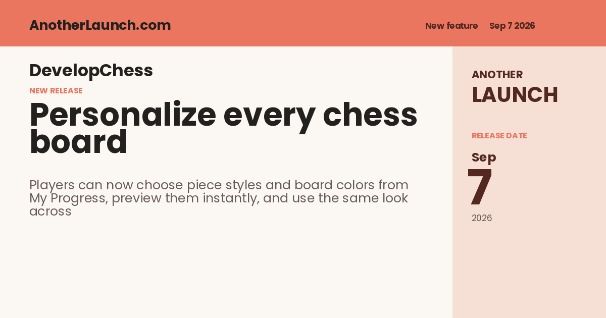 Share artwork for Personalize every chess board