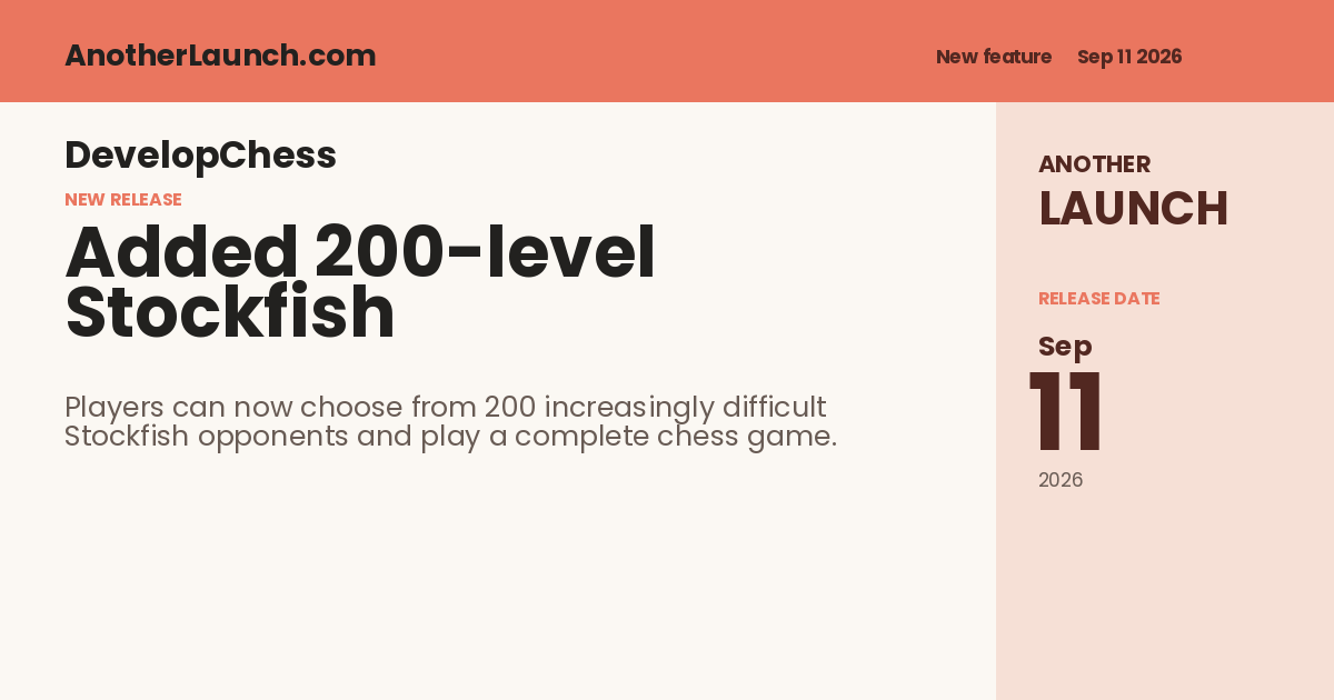 Share artwork for Added 200-level Stockfish play