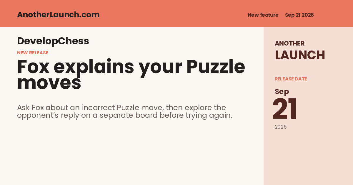 Share artwork for Fox explains your Puzzle moves