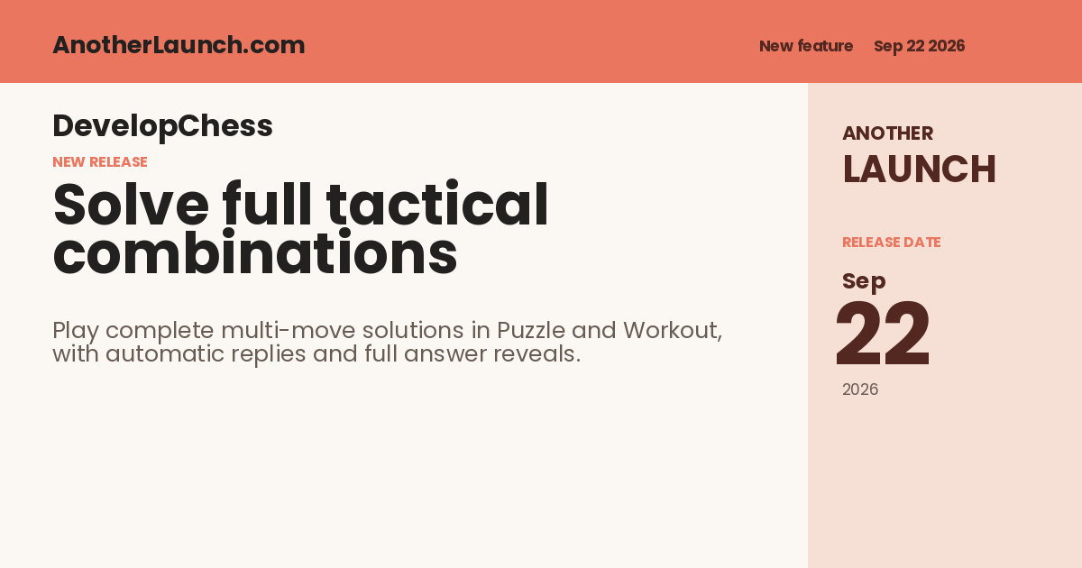Share artwork for Solve full tactical combinations
