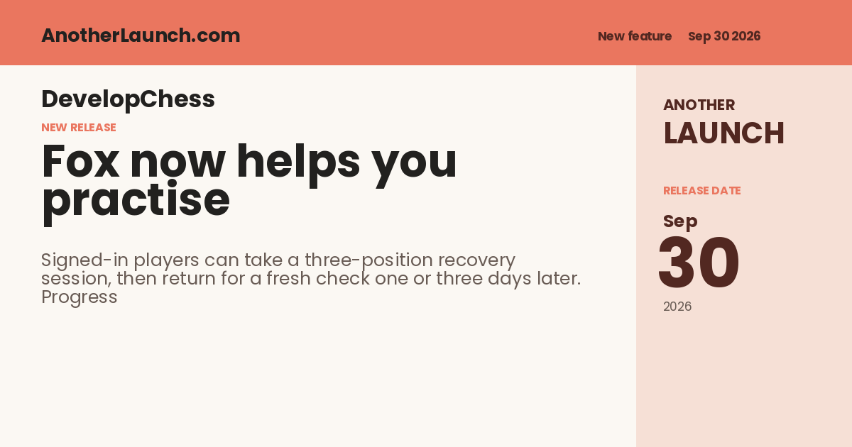 Share artwork for Fox now helps you practise an idea and revisit it later